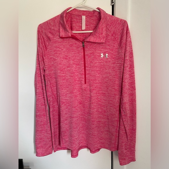 Women’s Under Armour Half Zip Sweater Jacket Heat Gear Sportswear Size XL - Picture 3 of 6
